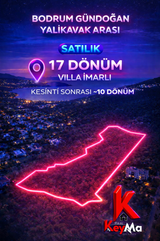 Bodrum Gündoğan Yalıkavak Villa Arsası